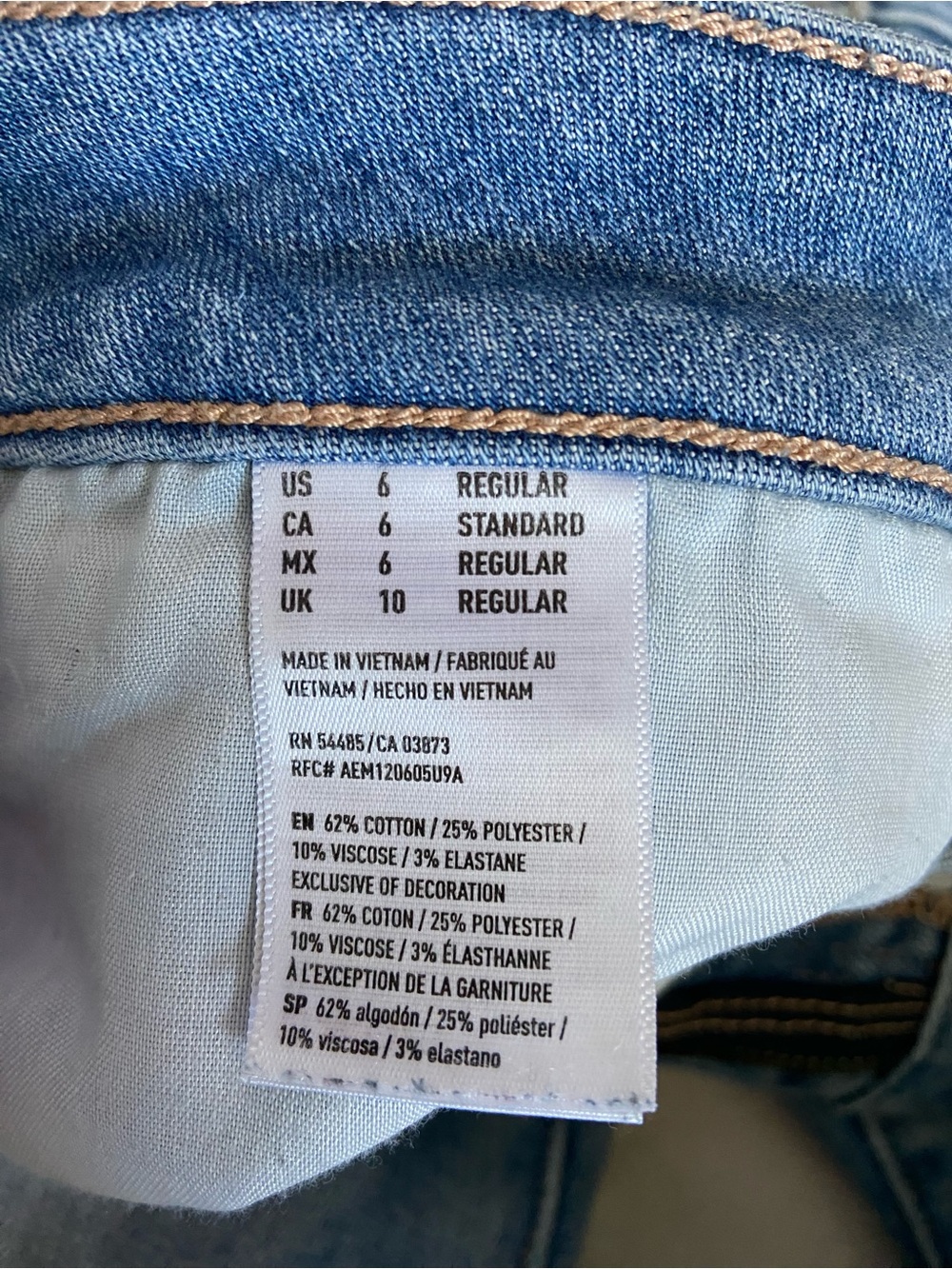 American Eagle Jeggings Bundle of 3 Size 6 Stretch Denim Jeans - Picture 4 of 10